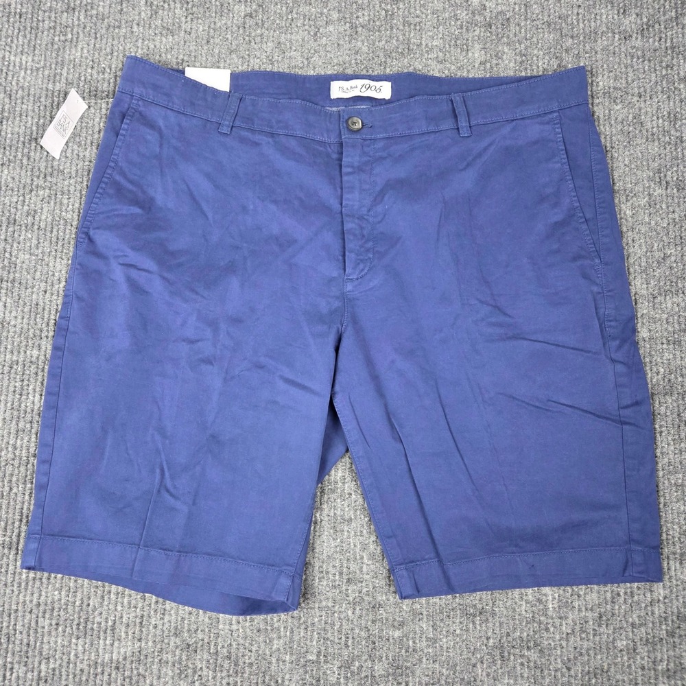 Jos A Bank 1905 Mens‎ Blue Chino Shorts Size 40 Cotton Stretch J031659 NEW